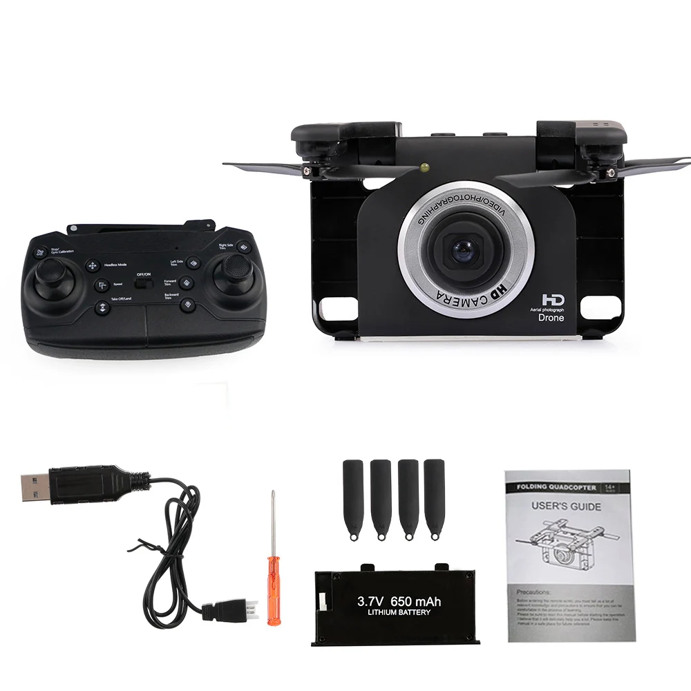 720P HD Drone RC Мини Дрон камера HD одна кнопка возврата 3D рулон Безголовый режим Дрон самостоятельный Квадрокоптер вертолет с светодиодный светильник 2,4 г дроны - Цвет: 720P HD Drone