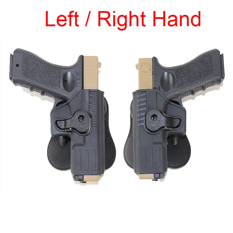 

IMI Glock Holster Hunting Tactical Combat Gun Belt Holster for Glock 17 19 22 26 31 Pistol Holsters Airsoft Case with Clip Pouch