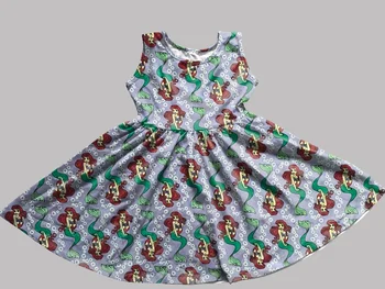 

spring/summer baby girls children clothes twirl dress boutique brown owl print shape 100 cotton sleeveless full dress