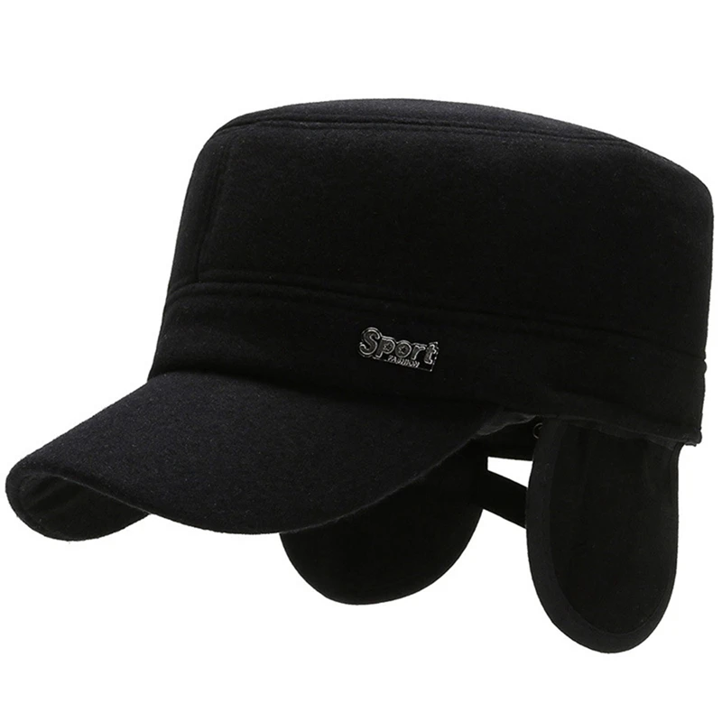 Зимняя кепка для защиты ушей, шерстяная шляпа, Мужская Ретро Женская кепка, Повседневная Классическая Кепка в стиле Гэтсби, плоская кепка