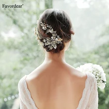 Модные золотые/серебряные высококачественные свадебные серьги со стразами и искусственным жемчугом заколка для волос для невесты аксессуары для свадьбы/вечерние