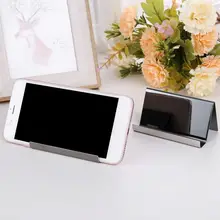 Подставка-держатель для визиток из нержавеющей стали, настольная подставка-держатель для карточек, органайзер для офиса 19QA