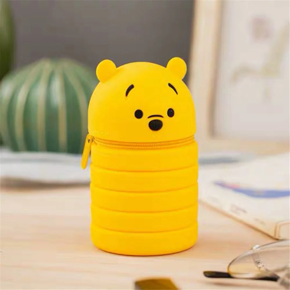 Q UNCLE Decompression Pen Holder Honeymoon Cosmetic Bag Portable Cosmetic Key Storage Tube Zipper Pouch Silicone Makeup Case - Цвет: 106041