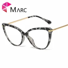 Женские оптические очки, черная оправа "кошачий глаз" TR90, брендовые Простые Стеклянные очки, очки, художественные ретро очки, пластиковые 93335