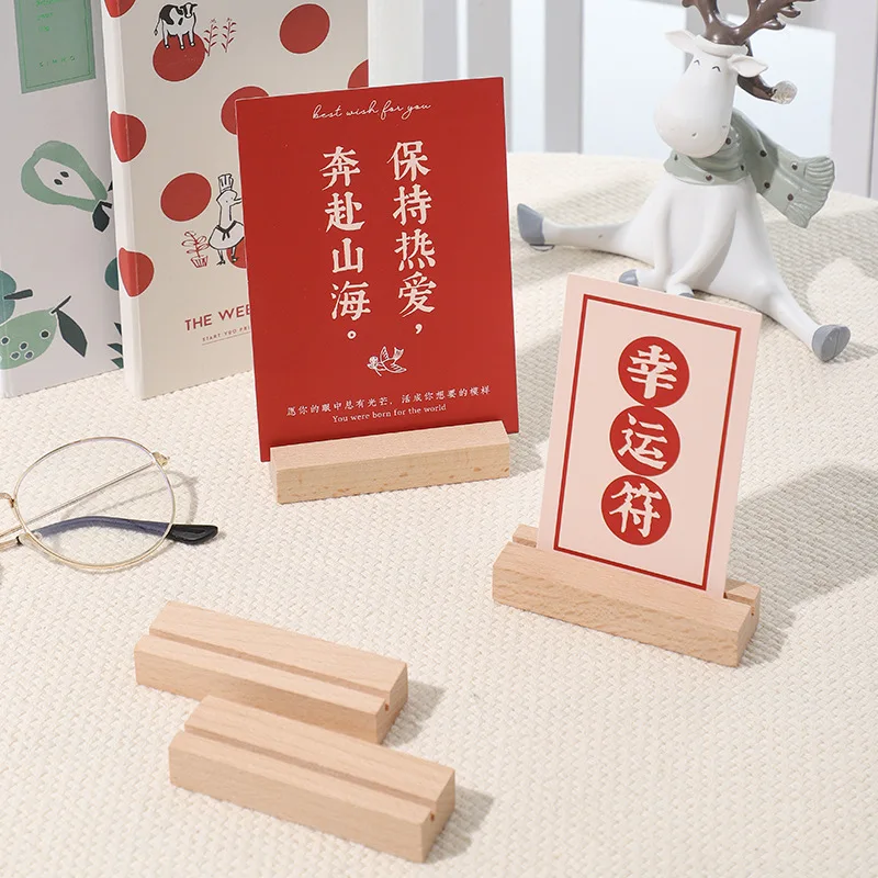 Chevalet Bois Upport à Décorer En Bois - Lot De 3 Pots Ronds Porte Carte