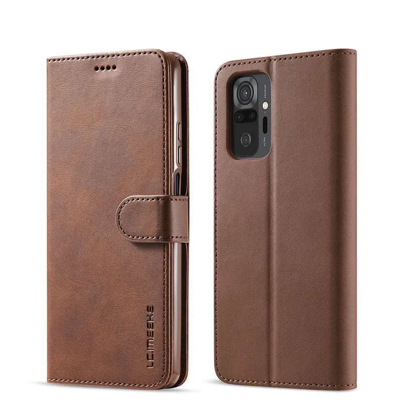 Чехол для телефона Redmi Note 10 Pro кожаный чехол-бумажник Xiaomi 11S 10S чехол-книжка Note11 Note10
