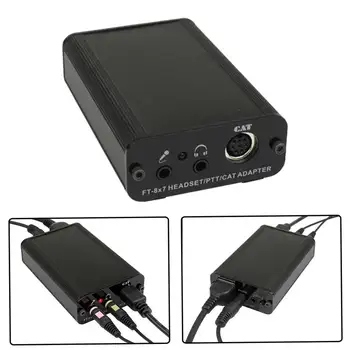 

YAESU FT-818ND FT-857 FT-891 Home CAT Adapter Office PTT Phone Headphone Microphone Connector Radio For Computer Multifunctional