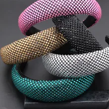 Путешествия и досуг личности головная повязка Новая мода темперамент цвет горный хрусталь индивидуальность УКРУПНЕННАЯ повязка на голову 675