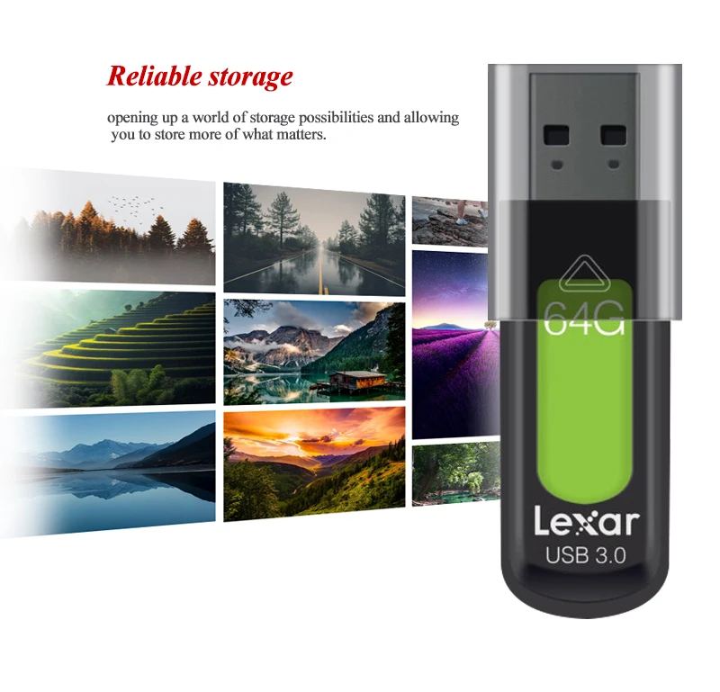 Lexar JumpDrive S57 флеш-накопитель USB 3,0 32GB 256-bit AES флешки 128GB 256GB флеш-накопитель для ПК и Mac систем