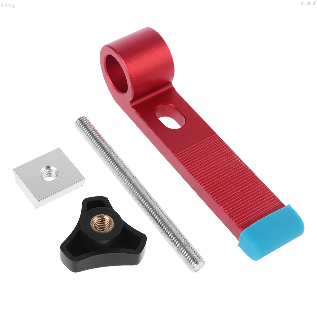 

Quick Acting Hold Down Clamp Set for T-Track T-Slot Woodworking Tool Alloy Metal