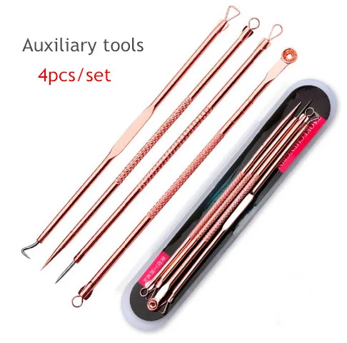 4pcs Pore remover Электрический прибор для удаления акне Noir, вакуумная экстрактор черных точек, очиститель пор, уход за кожей лица, очиститель пор - Цвет: 4pcs Pore remover
