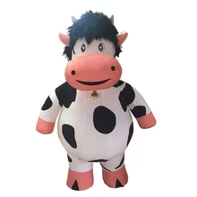 Рекламная акция на Хэллоуин, 2 м, маскарадный костюм молочной коровы, костюмы для взрослых, косплей, вечерние костюмы для игр, надувной костюм, новинка