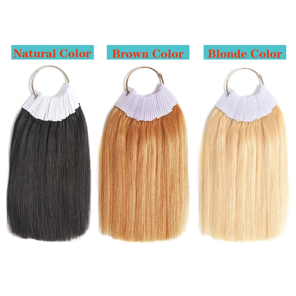 Tinashe Beauty 30 Pcs Hair Color Rings Human Hair Charts Swatches Testing Color Samples For Salon Hairdresser Dyeing Practice