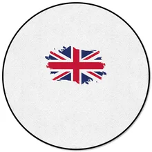 Круглый ковер с британским флагом, водостойкие напольные коврики для ванной, патио, вечерние, для подростков, детей, грязный мусор