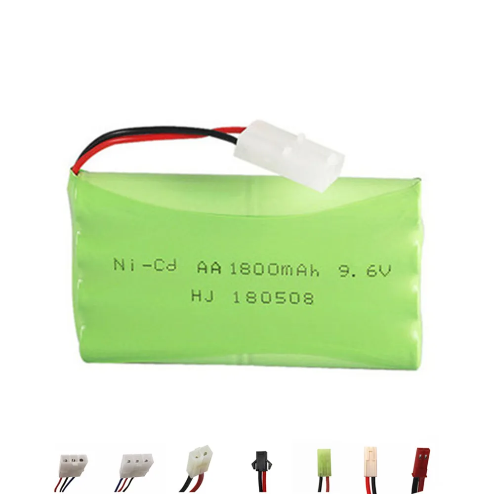 9.6v 1800mah NICD 배터리 Rc 장난감 자동차 보트 총 탱크 기차 로봇 Ni MH AA 1400mah 9.6v ...