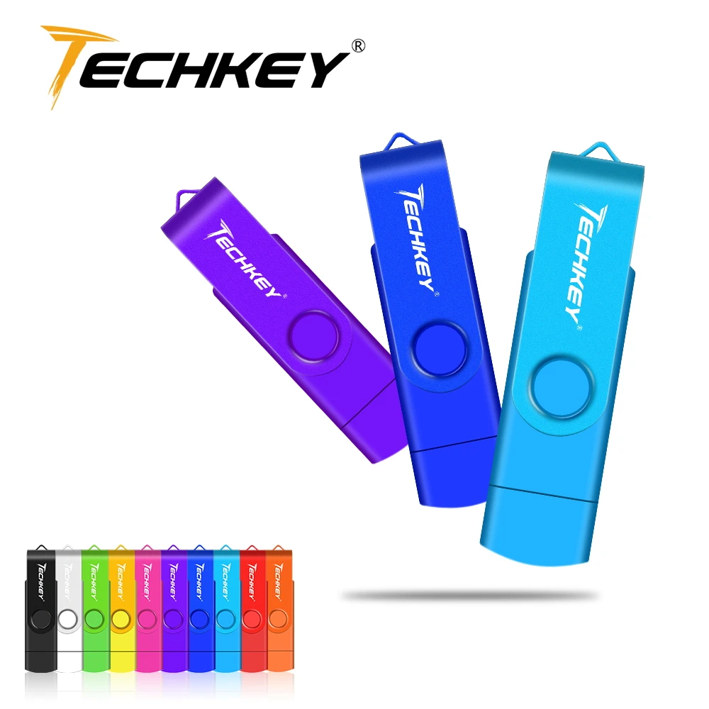 Новый OTG USB флеш накопитель смартфон 4 ГБ 8 16 32 memoria Cel Внешняя память для телефона