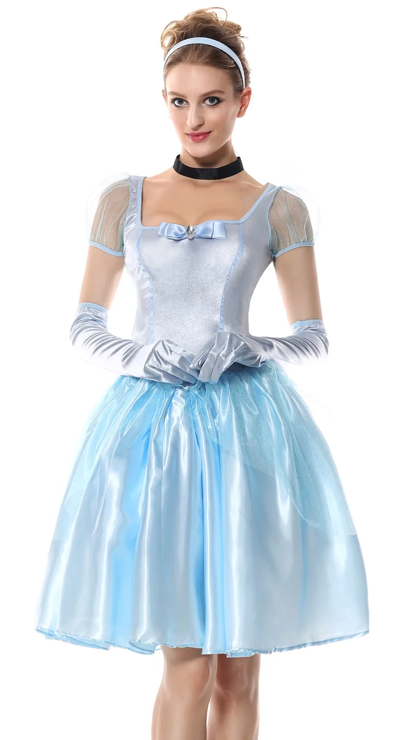 Голубое сексуальное платье принцессы; костюм для взрослых на Хэллоуин; карнавальные вечерние костюмы для косплея; нарядное платье принцессы королевы