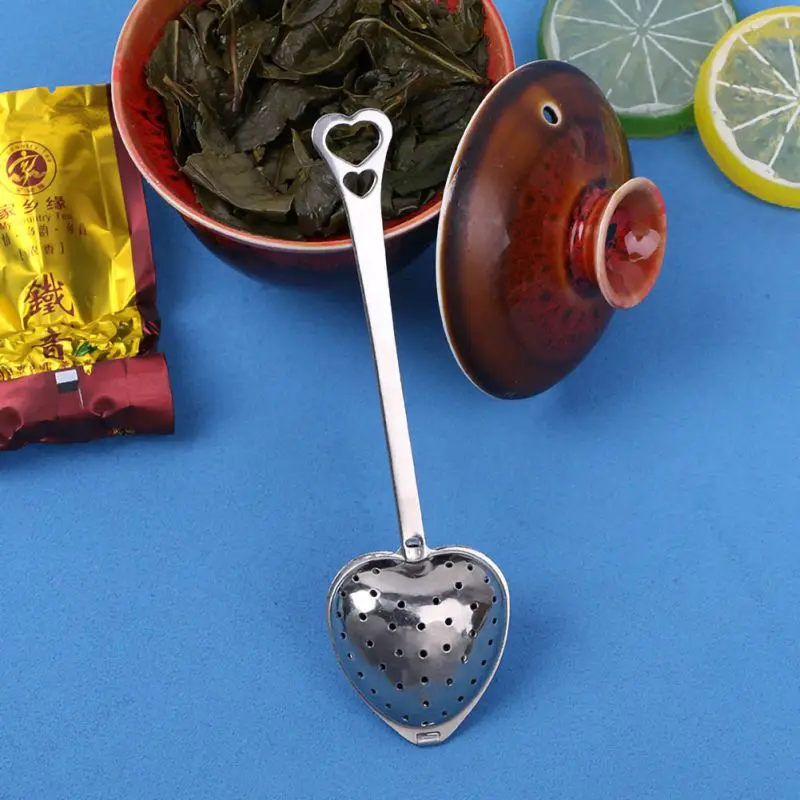 Stainless Steel Tea Strainer Cute Love Spoon Shape Tea Strainer Can Be