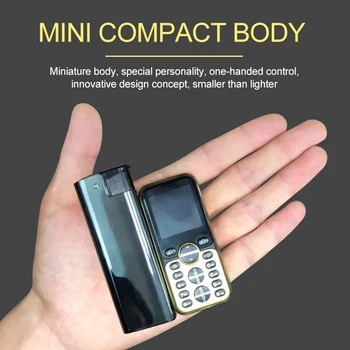 

Bluetooth Dial Mini Bar Phone Magic Voice Spare Keyboard Cellphone