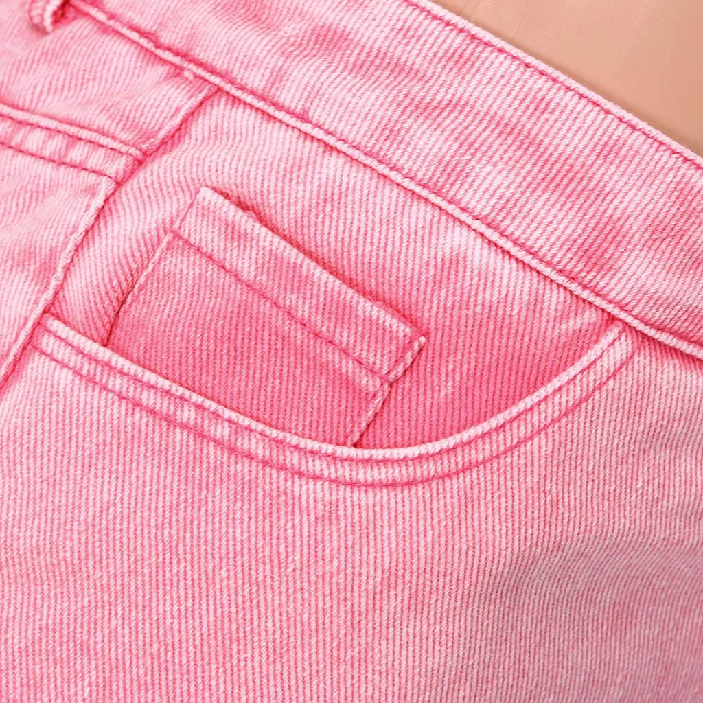 KANCOOLD женские розовые джинсы с высокой талией для женщин, модные женские повседневные обтягивающие брюки, джинсы с эффектом пуш-ап, узкие брюки размера плюс