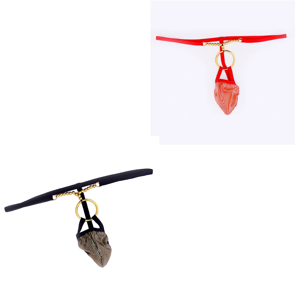 Mens Sexy Stretchy See-through Pouch G-string Thong Briefs Underwear Exotic Gay Briefs For Sex