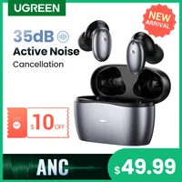 【NEW】UGREEN HiTune X6 Wireless Headphones Bluetooth 5.1 Earphones TWS Earbuds ANC 35dB Hybrid Active Noise Cancellation 50ms 1