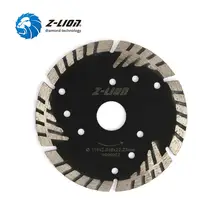 Z-LION, 1 шт., алмазная пила 115 мм, для сухого влажного использования, турбо обод, сегменты, отрезной диск, горячий пресс, гранит, мрамор, бетон, режущие диски
