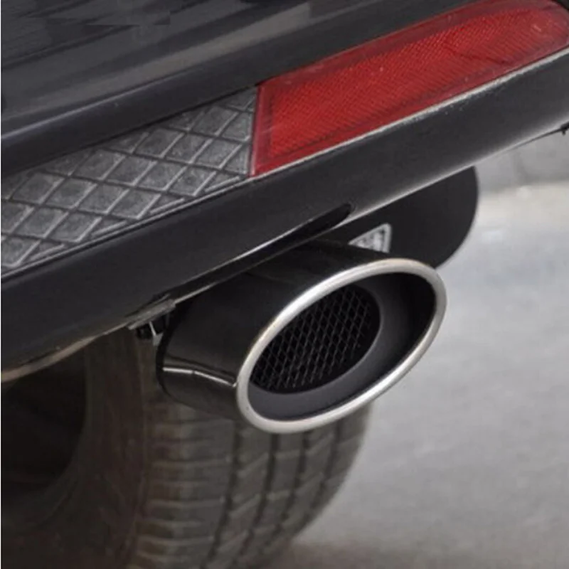 

Universal Car Auto Exhaust Pipe Muffler tail pipe outlet nozzle end Accessories For Jeep Renegade Wrangler JK Grand Cherokee