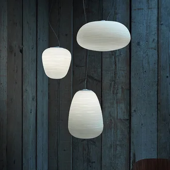 

japan hanging ceiling lamps industrial lamp glass ball LED pendant lights living room luminaire suspendu industrial lamp