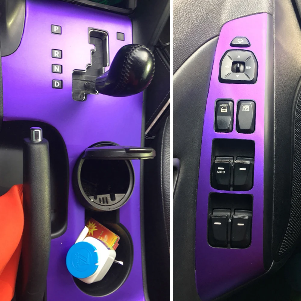 Для hyundai ix35 2010- внутренний центральный Управление Панель дверные ручки 3D/5 мм Углеродистой волокно наклейки стайлинга автомобилей аксессуары