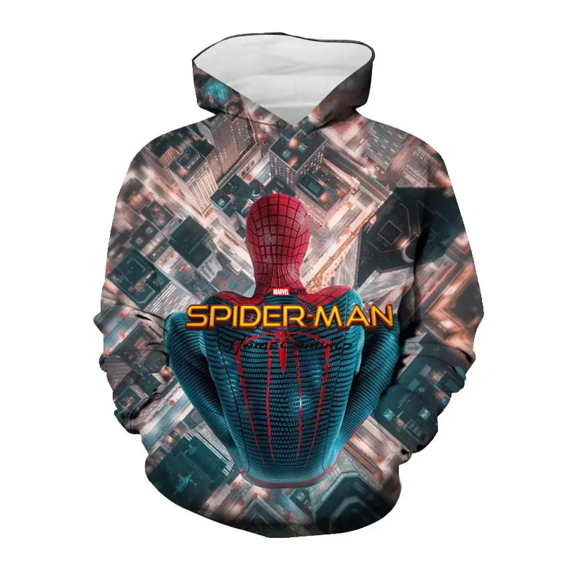 Новые стильные 3D толстовки для детей толстовка с капюшоном из фильма Marvel