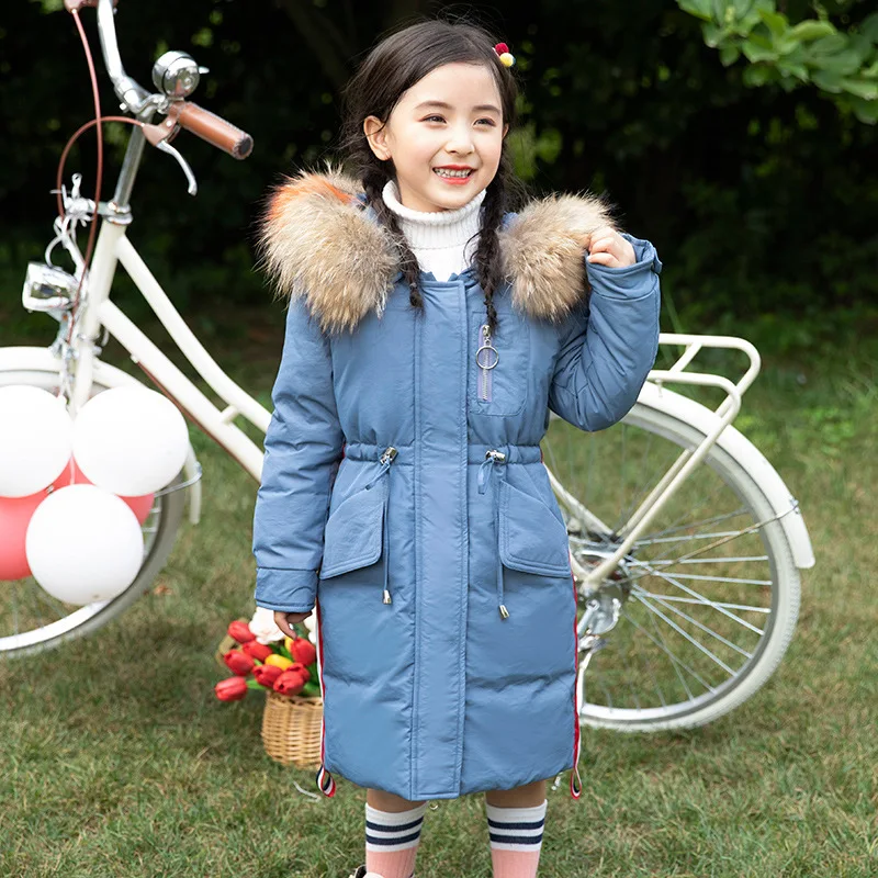 

Girl Winter Jacket Children's Thicken Jacket Kids Cotton-padded Clothes Winter Jacket Girl Park Lively Winter Hoodie Coat Girls