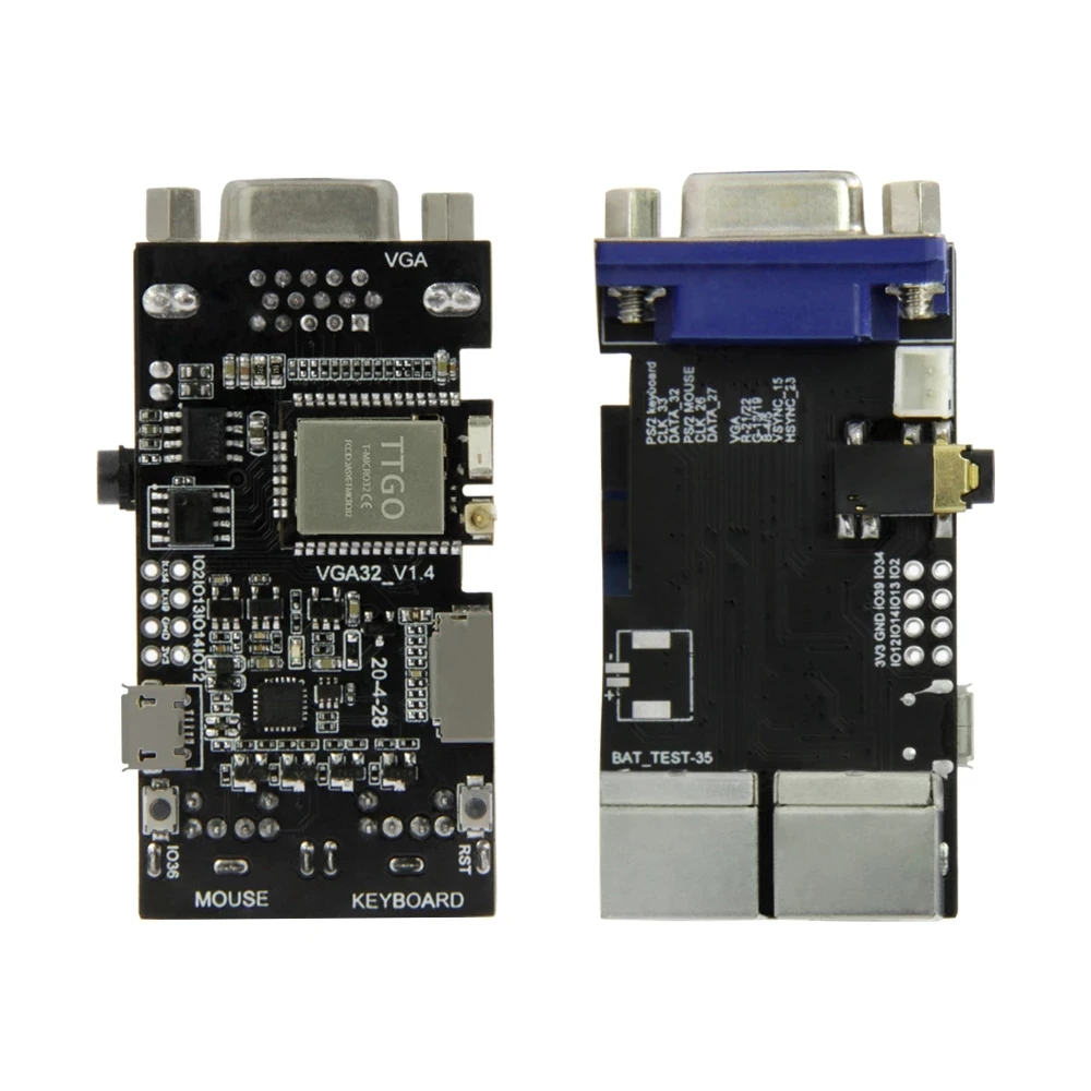 LILYGO®TTGO VGA VGA32 ESP32 PSRAM модуль V1.4 контроллер PS/2 мышь клавиатура графическая