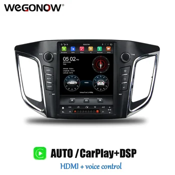 

DSP HDMI PX6 IPS Carplay voice control Tesla 10.3"Android 9.0 4GB RAM 64GB auto radio GPS navi BT5.0 For Hyundai IX25 2014-2016