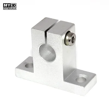 

3D printer parts bearing linear optical axis support seat SK10 SK8 SK12 aluminum support 8mm 12mm 10mmdiameter