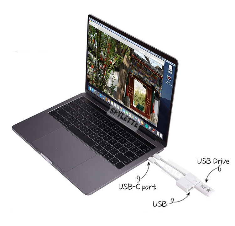 Тип-C/USB-C USB OTG разъем SLR Камера адаптер для Xiaomi 9/8/7/Vista huawei P30 iPad Macbook Pro USB флэш-накопитель конвертер