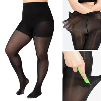 

Tear-proof Shaping Tights Ultra-thin 5D Plus Size Translucent Women Pantynose SNO88