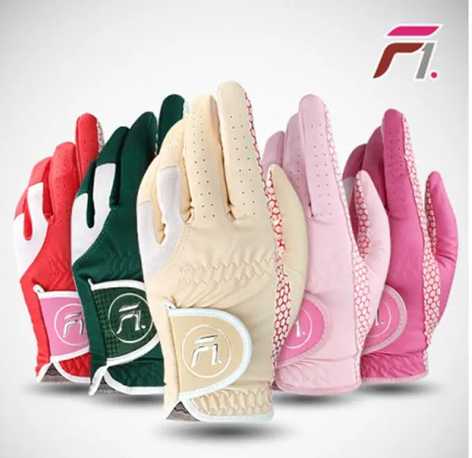 Luvas de Golfe Mulheres Microfibra Luva Mujer Esquerda – Mão Rright Elástico Slip-resistente Protetor Solar Handschoen Heren