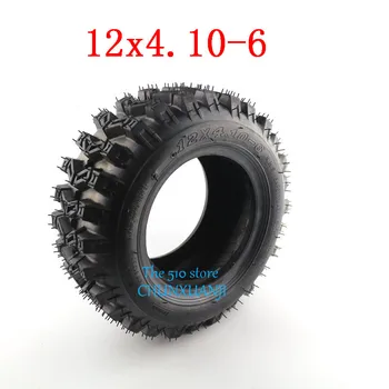 

High quality 12x4.10-6 vacuum tyre ATV Quad Go Kart 47cc 49cc Chunky 4.10-6 tubeless tire Fit All Models 12*4.10-6