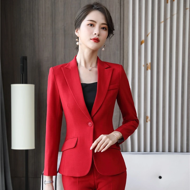 Discover 81+ ladies red blazer jacket super hot - in.thdonghoadian