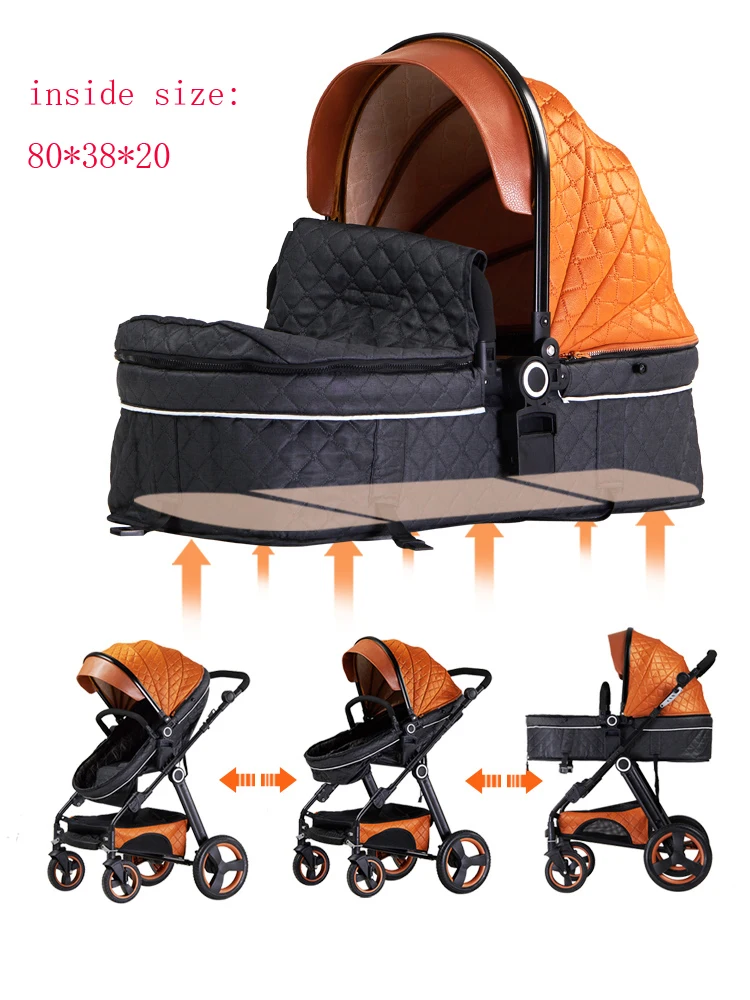 Bolina, детская коляска с высоким пейзажем, коляска New2 в 1, аналогичная Aulon