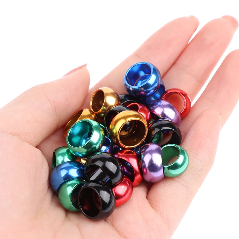 10 Pcs/set  Pet Bird Rings 8mm 10mm Aluminium Pigeon Rings Training Identification