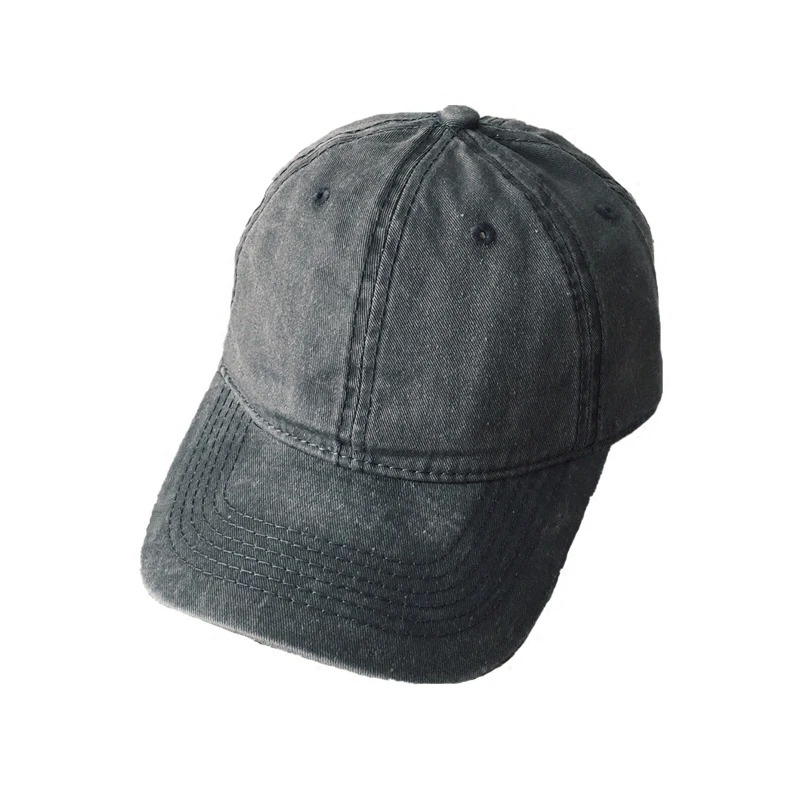 Baseball Cap Women Men Cotton Solid Fashion Snapback Female Outdoor Simple Washed Vintage Visor Casual