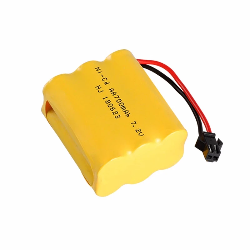 SM Plug) Ni-CD 7,2 в 700 мАч батарея+ USB зарядное устройство для радиоуправляемых игрушек автомобиль Танк Поезд робот лодки пистолеты AA 7,2 в перезаряжаемый аккумулятор