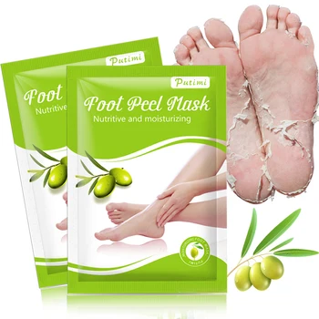 

3pair Foot Mask Pedicure Socks Exfoliating Foot Spa Bath Mask Dead Skin Remover Peeling Feet Patch Whitening Calluses Foot Mask