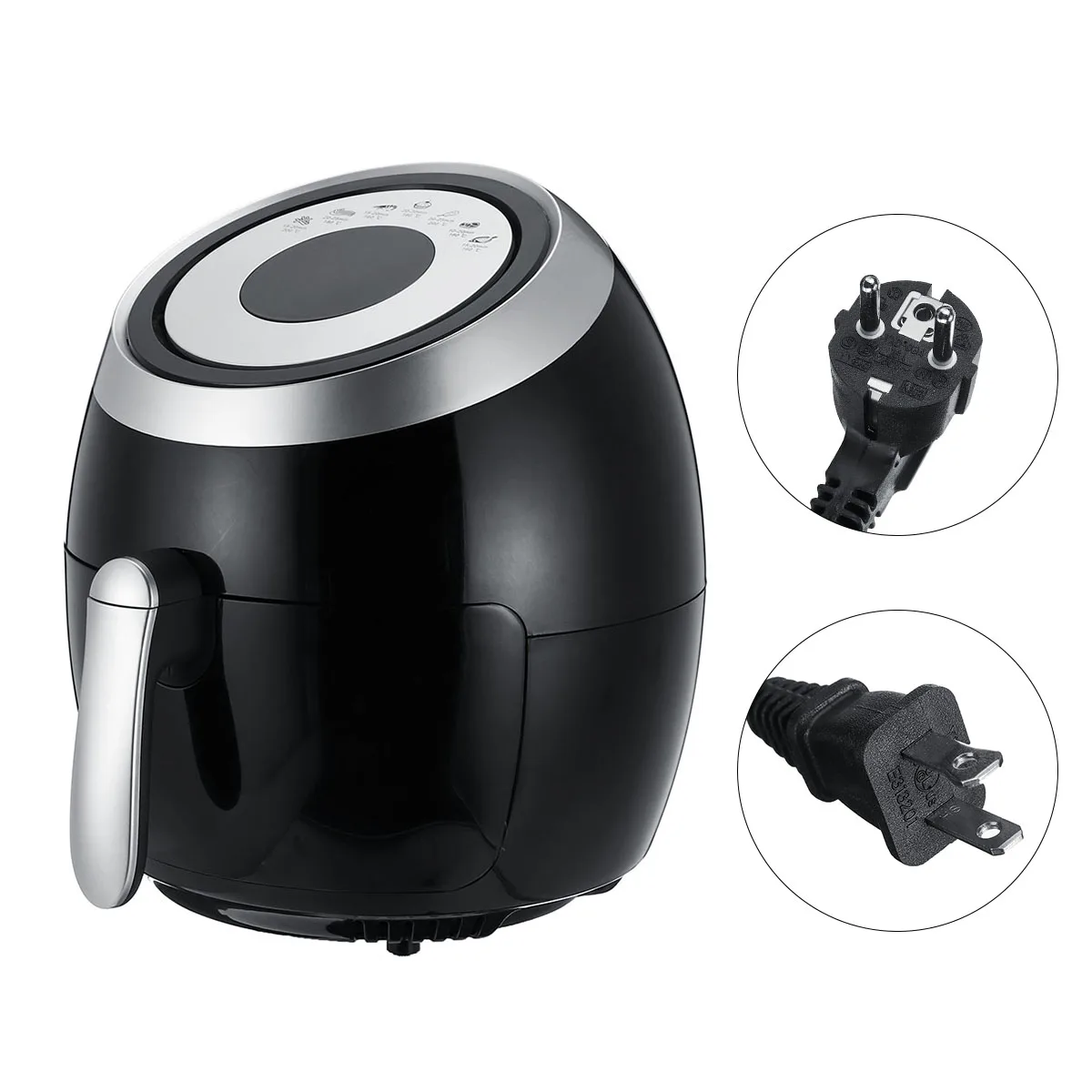 5.5L Electric Air Fryer Pan With Basket Multi function Health Chip Oil