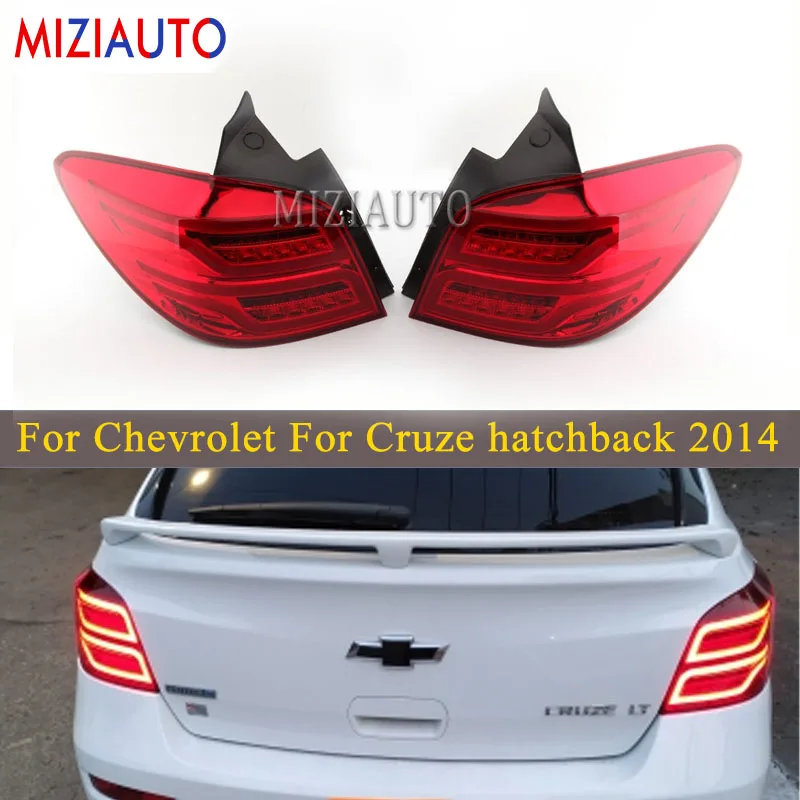 1 Pair Led Rear Tail Light For Chevrolet For Cruze Hatchback 2014 Stop