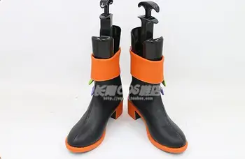 

Hot Vocaloid Miku Hatsune Halloween Boots Cosplay Shoes Custom Made Any Size