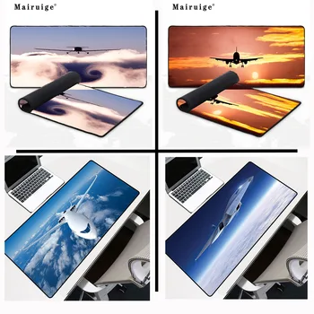 

Mairuige Aircraft HD Photography Printing High Quality Natural Rubber Gaming Mouse Pad Supports Custom Size Desk Mat Gamer
