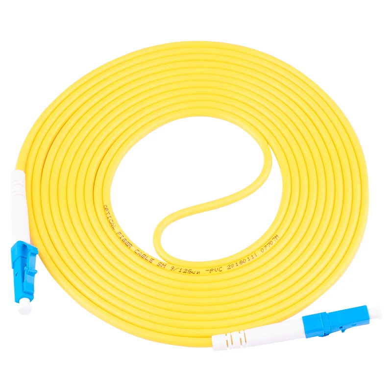 

10PCS /lot LC UPC to LC UPC Simplex 2.0mm 3.0mm Single Mode Fiber Patch Cable LSZH Fiber Optic Patch Cord For CATV Network
